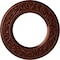 Ekena Millwork Blackthorn Ceiling Medallion (Canopies up to 7 1/2"), 13 3/8"OD x 7 1/2"ID x 3/4"P, Antique Copper CM13BLACS - alternate 1